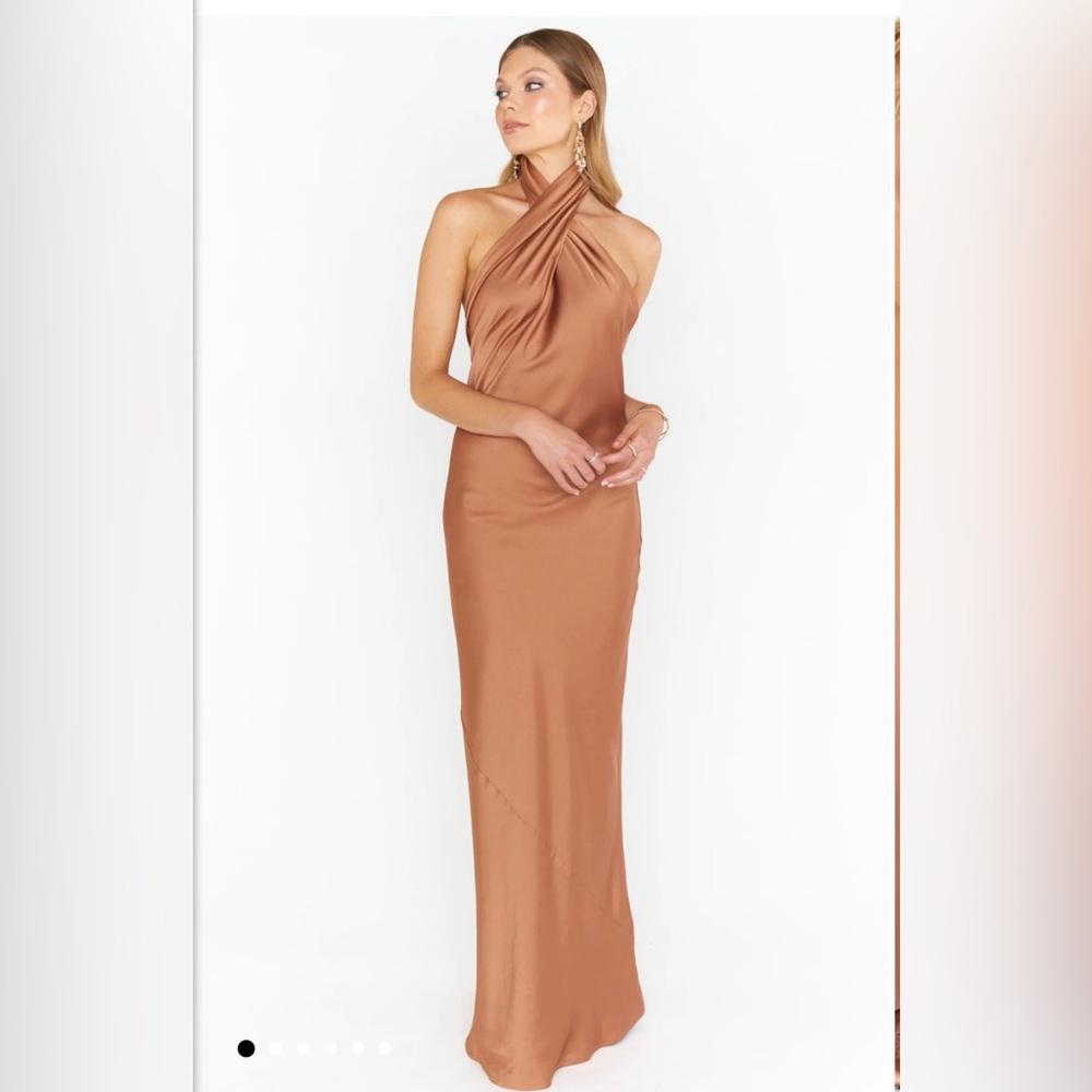 Show Me Your Mumu Jasmine Halter Maxi Dress